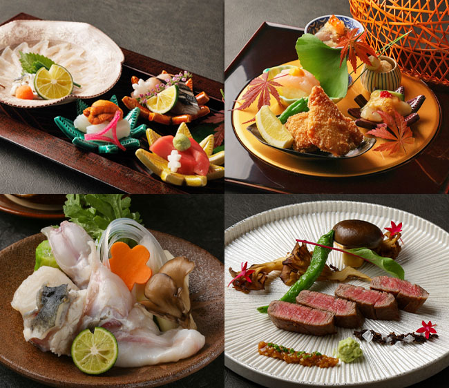 神戸牛と淡路3年とらふぐ懐石